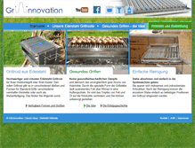 Tablet Screenshot of grill-innovation.de